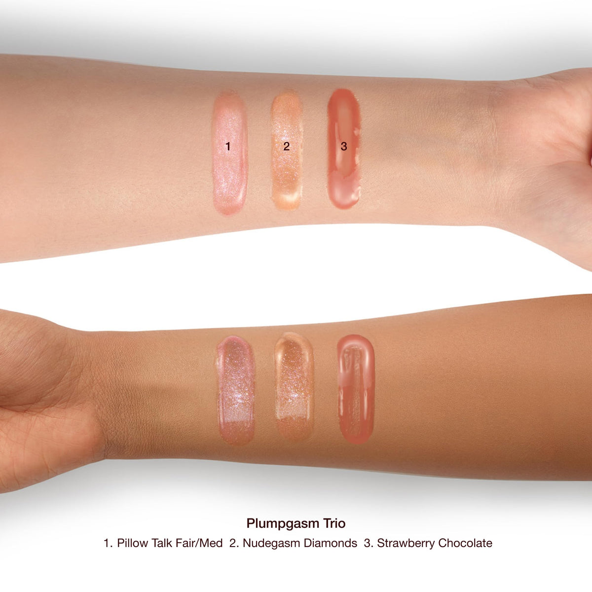 White Smoke Charlotte Tilbury Big Lip Plumpgasm Mini Trio – 3 Universally Flattering Big Lip Plumpgasm Shades In An Irresistible Lip-Shaped Tin