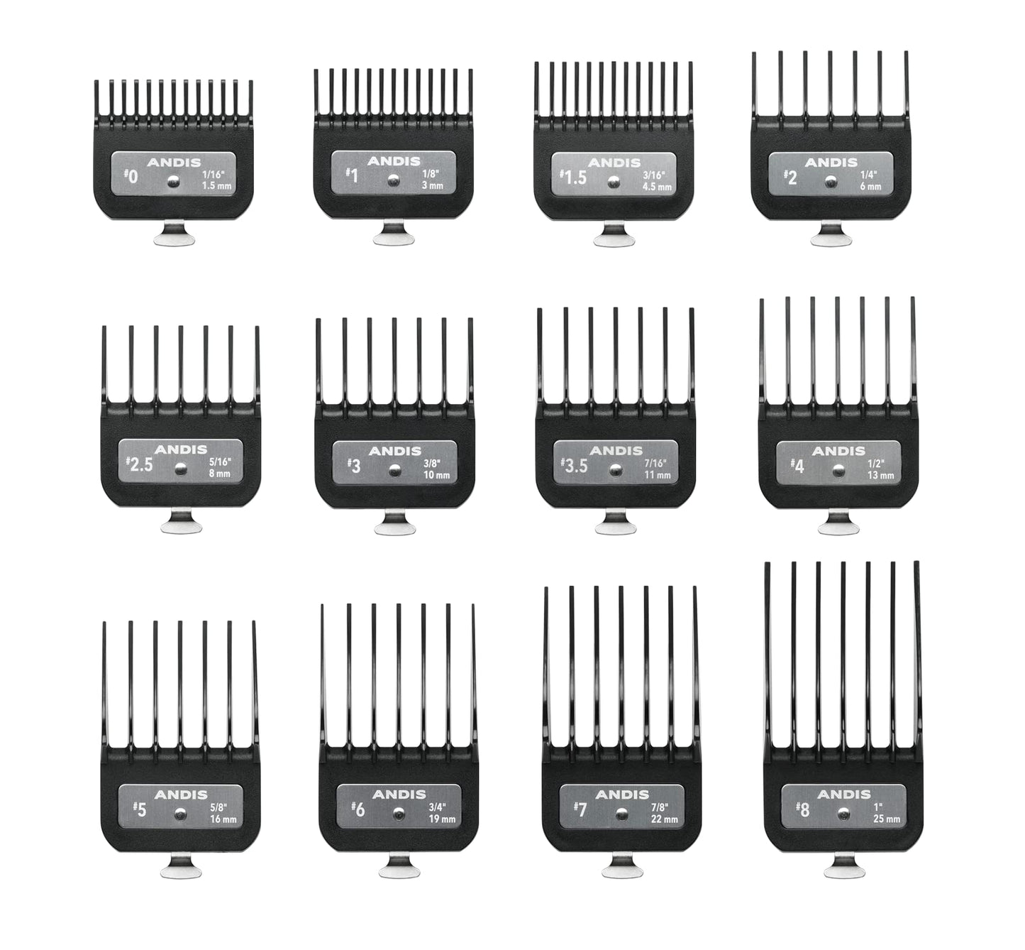 White Smoke Andis 86000 reVITE Cordless Lithium-Ion Adjustable Fade Hair Cutting Clipper with Stainless Steel Blade - Black