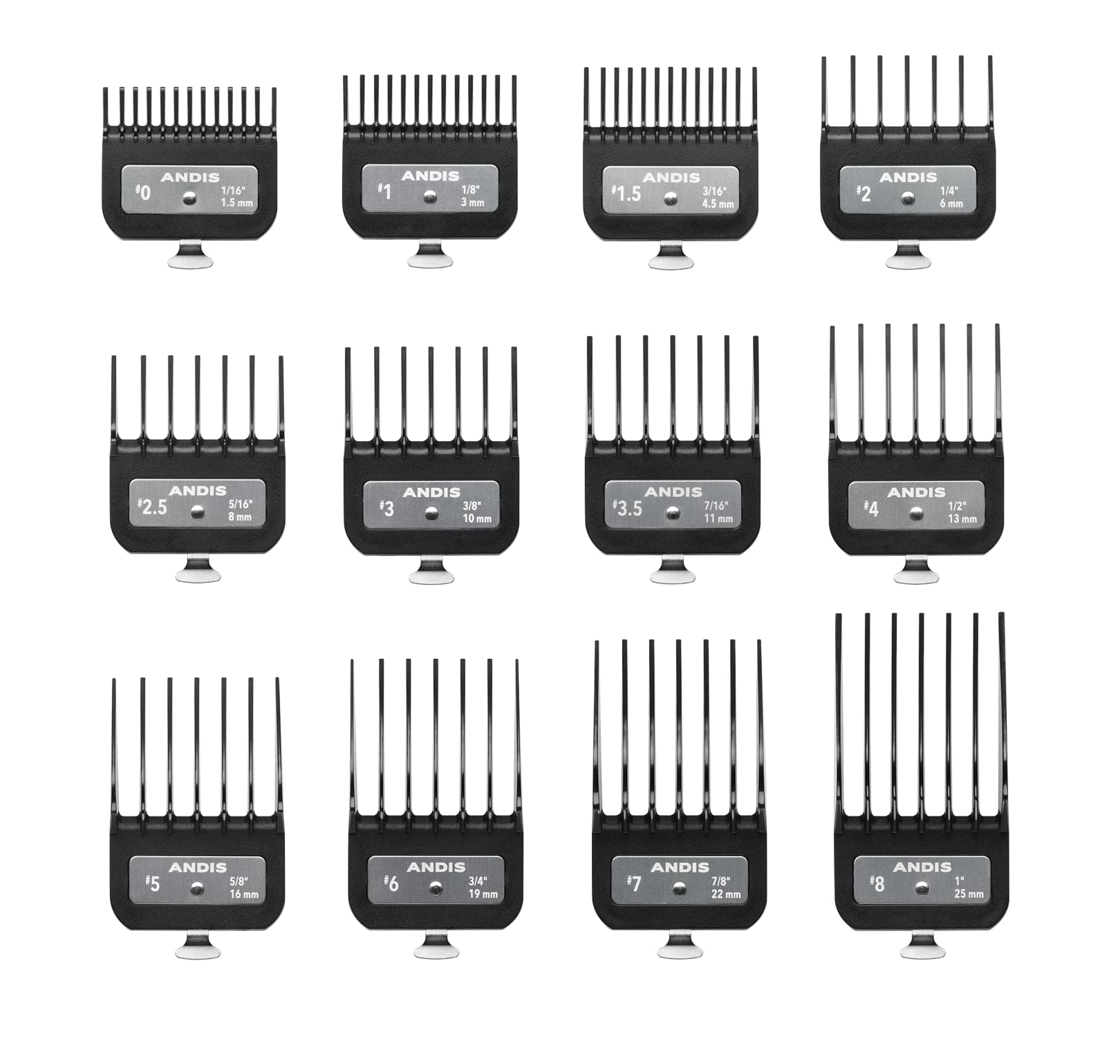 White Smoke Andis 86000 reVITE Cordless Lithium-Ion Adjustable Fade Hair Cutting Clipper with Stainless Steel Blade - Black