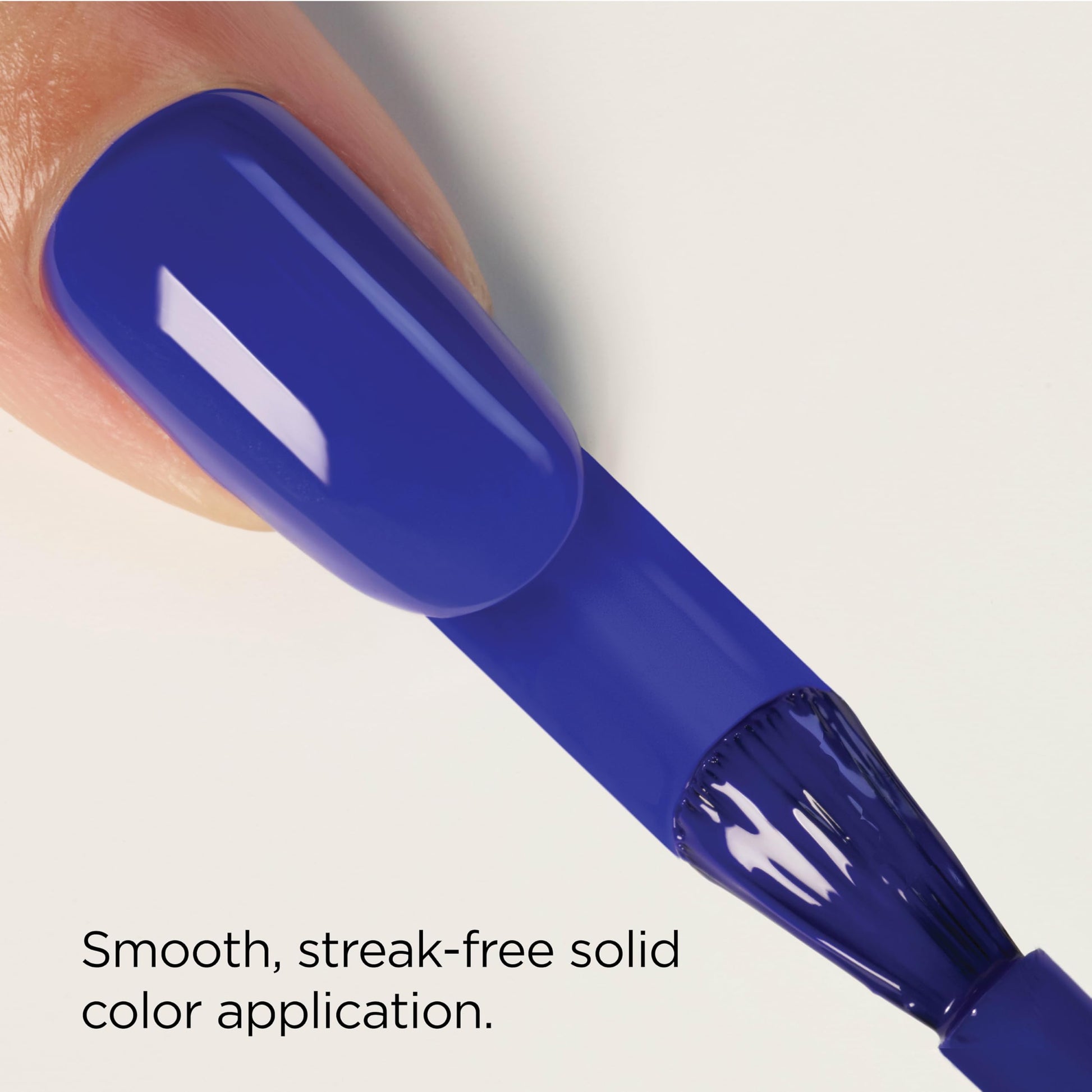 Lavender CND SHELLAC™ Vivid High-Opacity Nail Art Gel Polish, Breathable Formula, Salon Grade, 700 Black Tuxedo, 0.25 fl oz