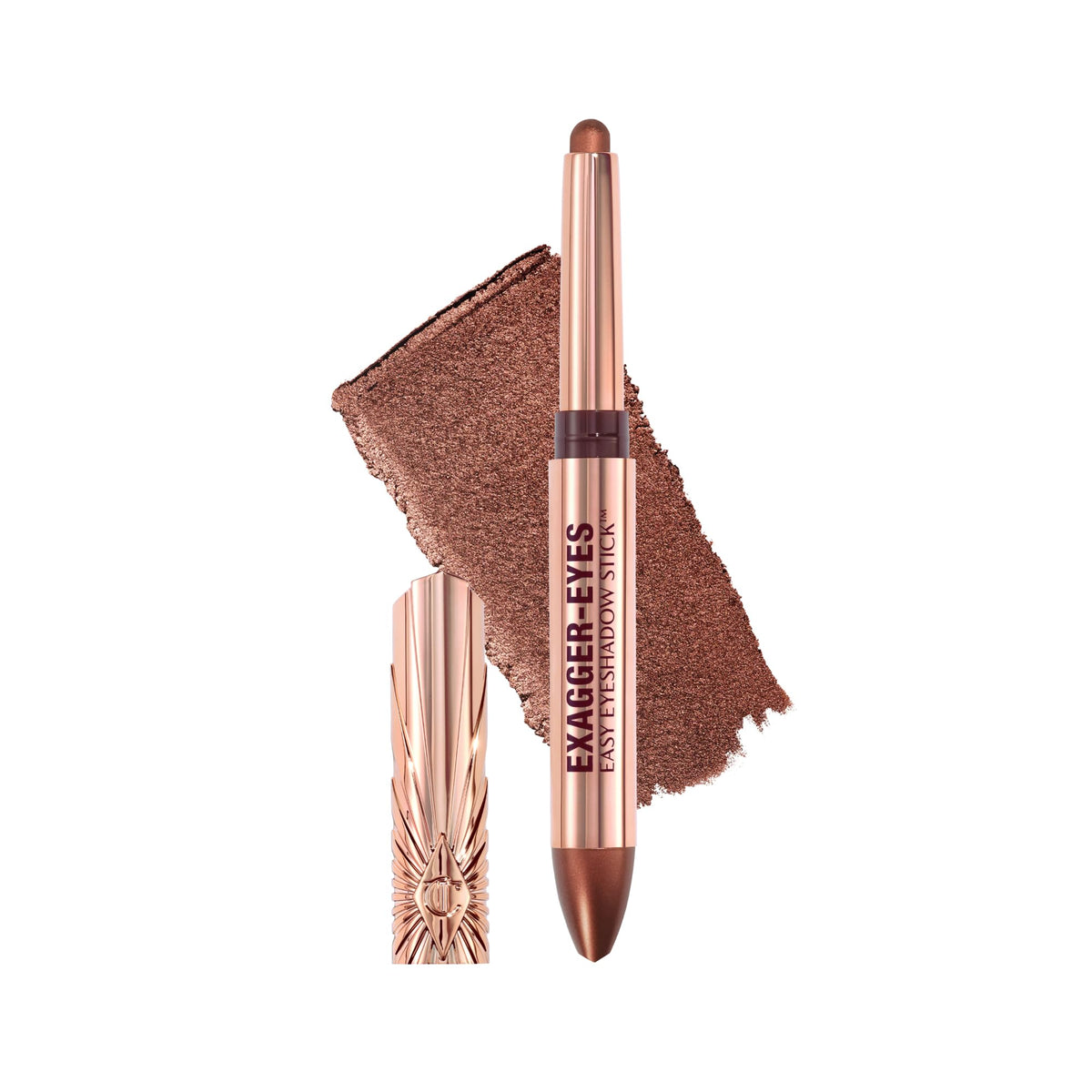 White Smoke Charlotte Tilbury Exagger-Eyes Easy Eyeshadow Stick, Blendable Cream