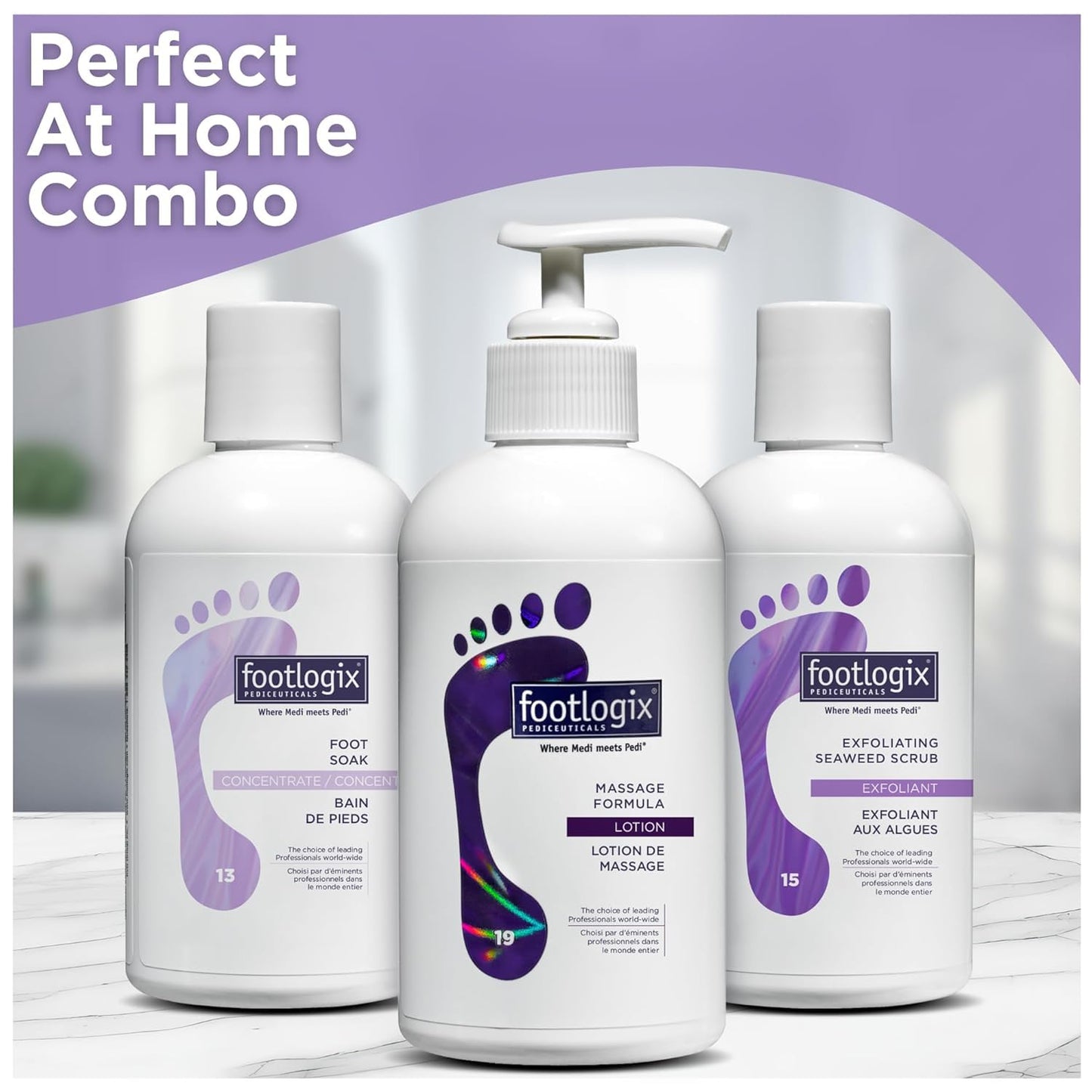 Lavender FOOTLOGIX Exfoliating Seaweed Scrub, 8.45 oz