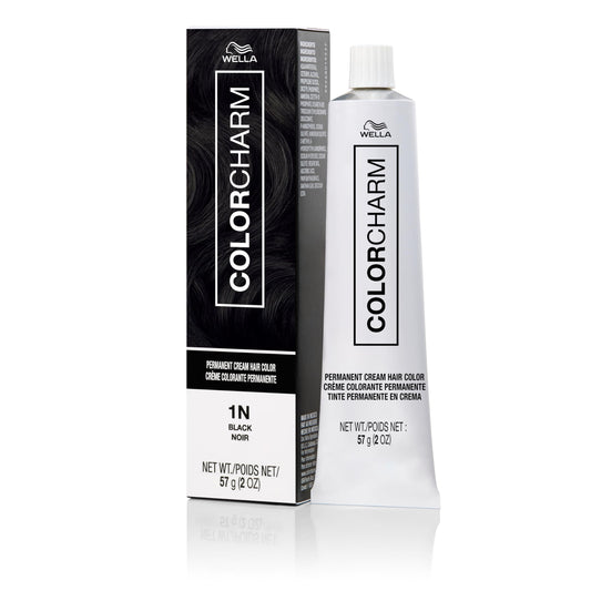Lavender COLORCHARM Permanent Cream Hair Color, 1N Black, 2 oz.