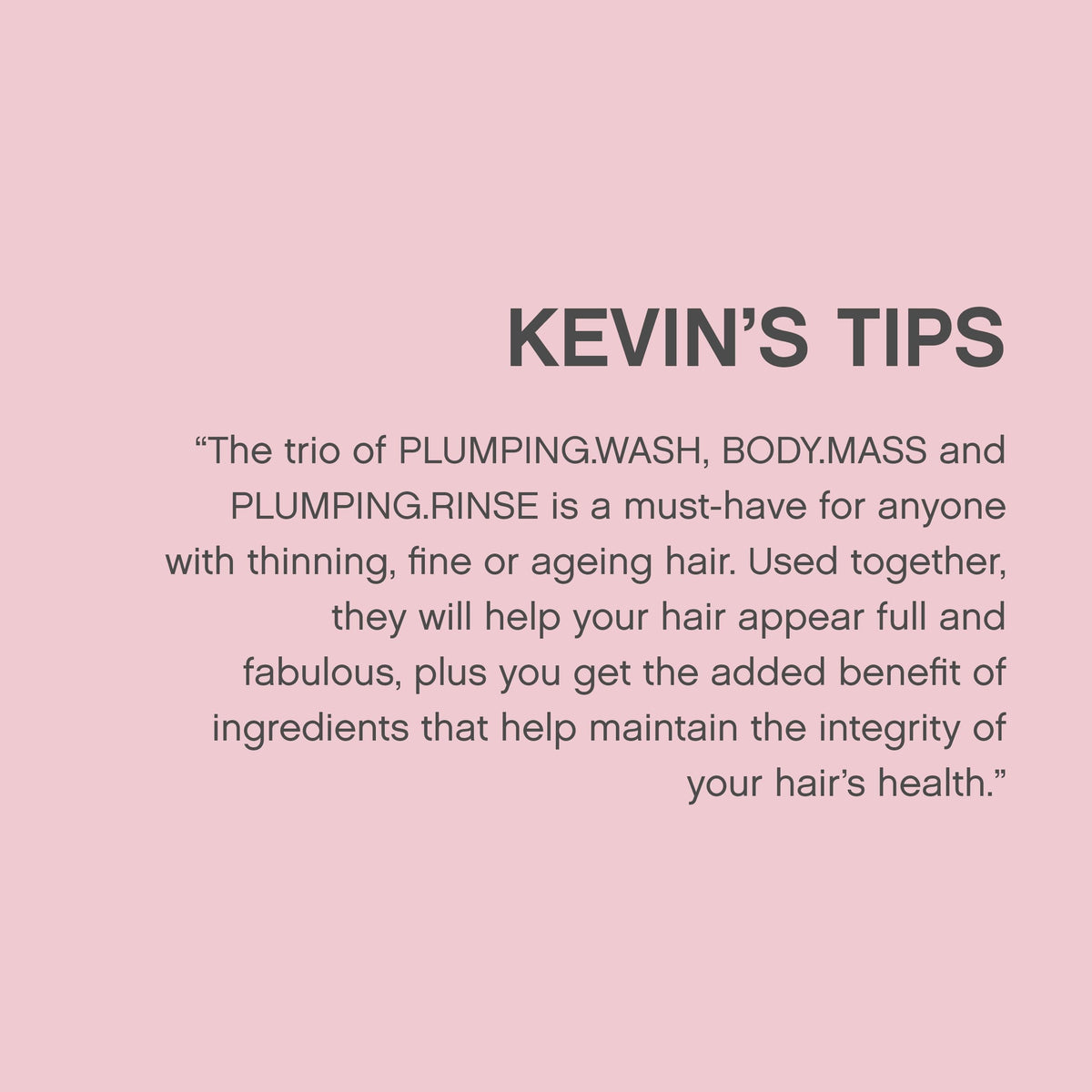Thistle Kevin Murphy Plumping Rinse, 8.4 Ounce