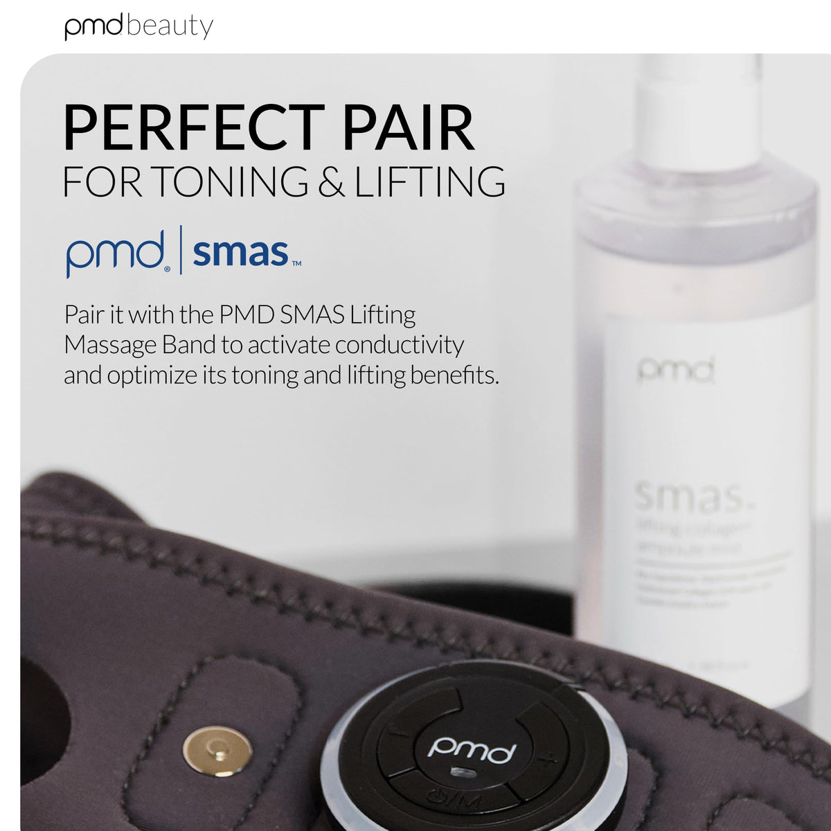 Light Gray PMD Beauty SMAS Lifting Collagen Ampoule Mist, 3.38 fl oz