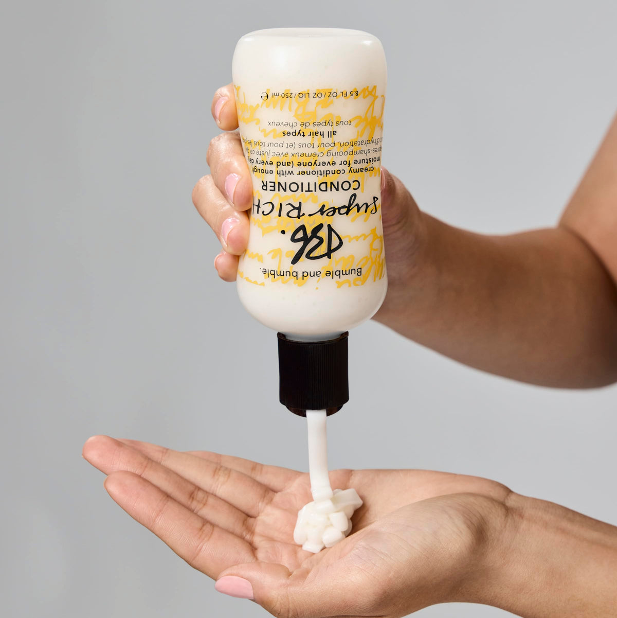 Gray Bumble and bumble. Super Rich Hair Conditioner For Every Day | Detangles | Adds Moisture and Shine | For All Dry Curly, Wavy, Straight Hair Types | With Glycerin + Avocado Oil