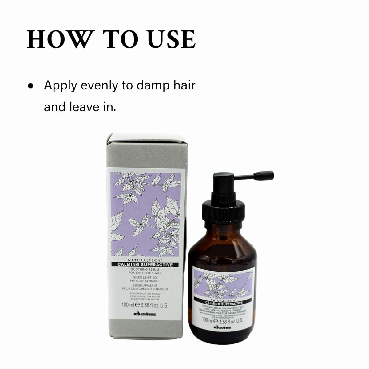 White Smoke Naturaltech Calming Superactive, gentle Soothing Serum for Sensitive Scalp