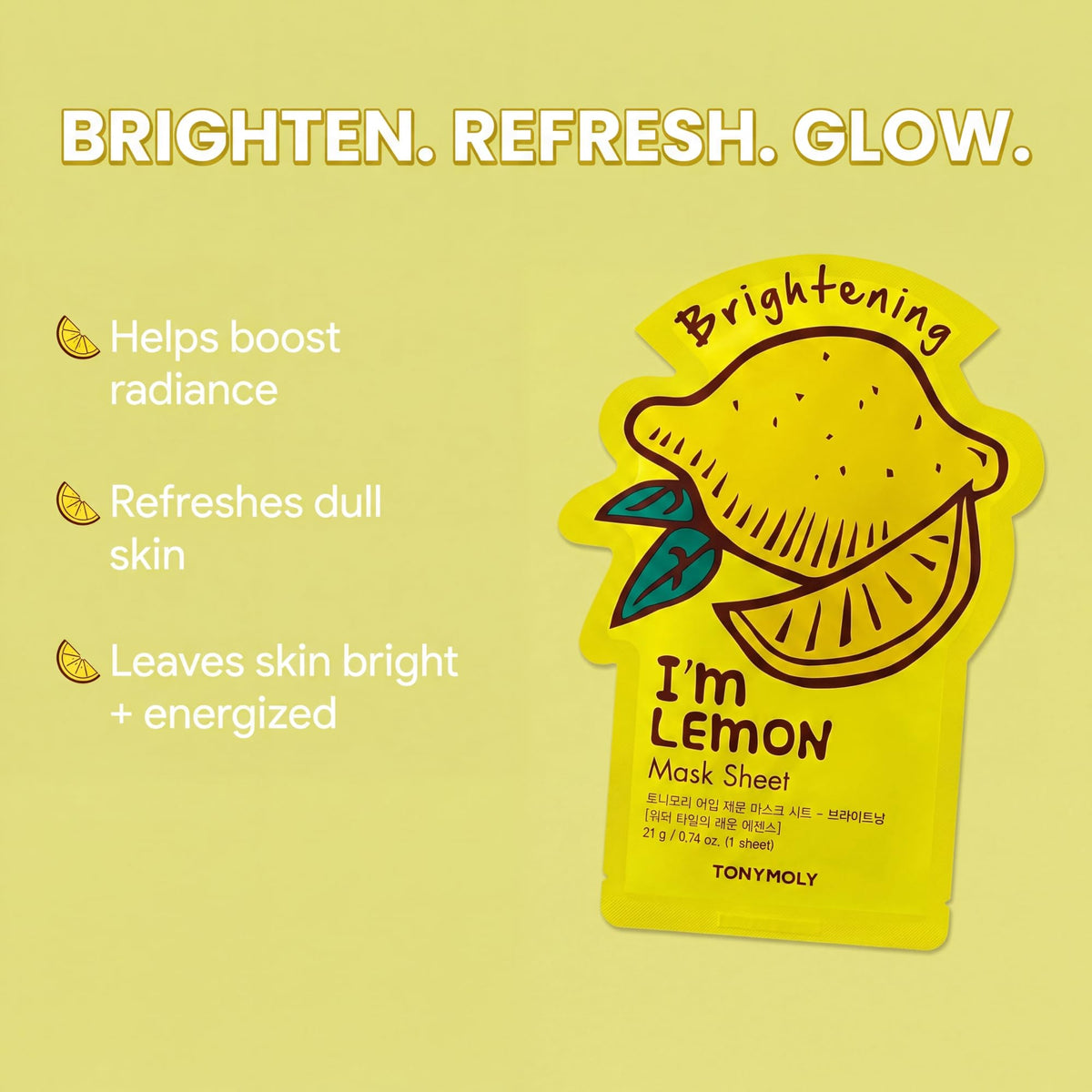 Light Goldenrod TONYMOLY 20th Anniversary Sheet Mask Set - 12 Korean Face Masks Eye & Neck