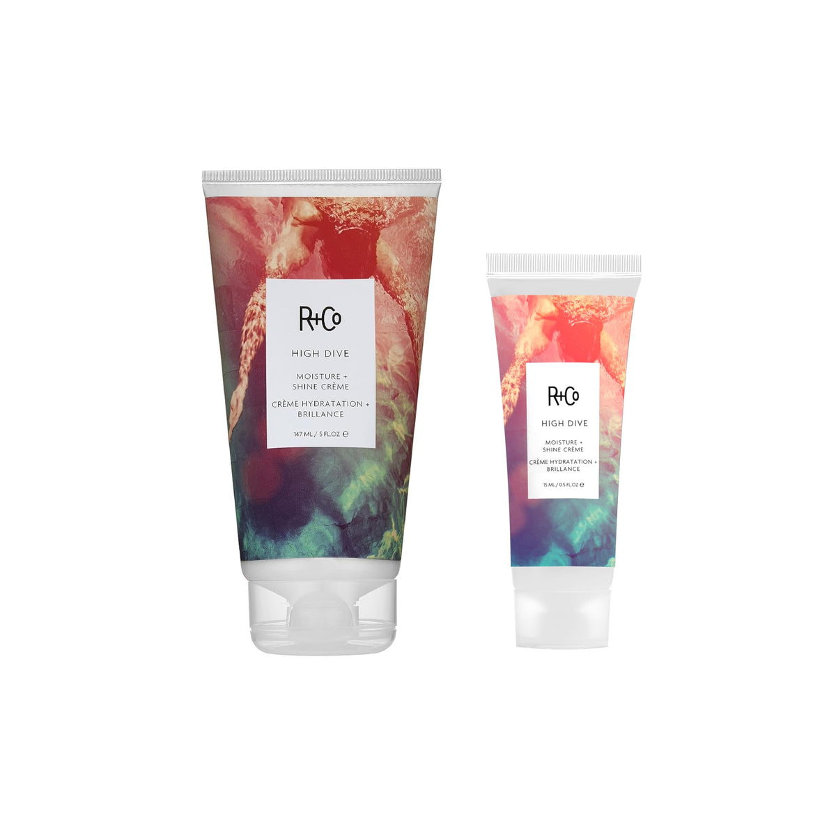 White Smoke R+Co HIGH DIVE Moisture + Shine Crème | Leave-In Hydrating Cream for Smooth, Frizz-Free Hair | Adds Softness, Shine & Manageability | Vegan & Color-Safe