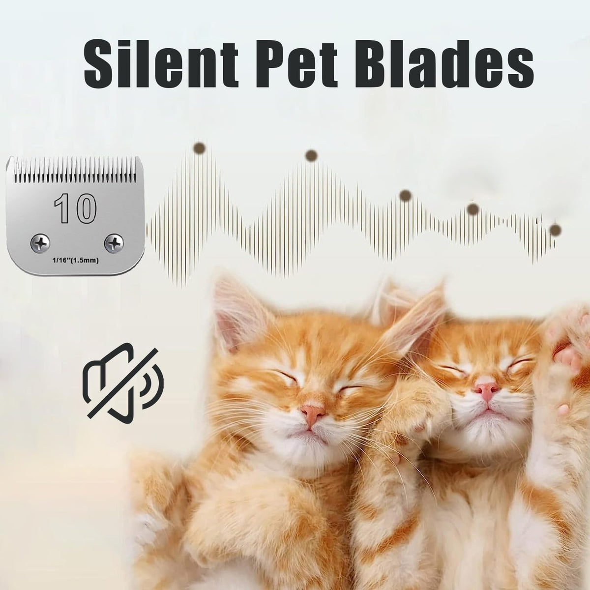 Lavender 7PCS Dog Grooming Blades Compatible with Andis Dog Clippers,Dog Clipper Blades Compatible with Oster A5,Wahl km10 Dog Clippers for Animal Dog Cat Horse,Stainless-Steel Blade Sharp