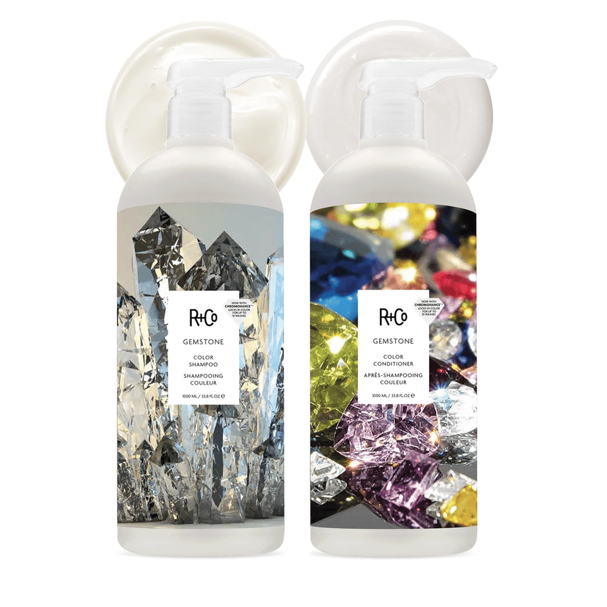 White Smoke R+Co Atlantis Moisturizing B5 Shampoo and Conditioner Set, 33.8 oz (2 Pack)
