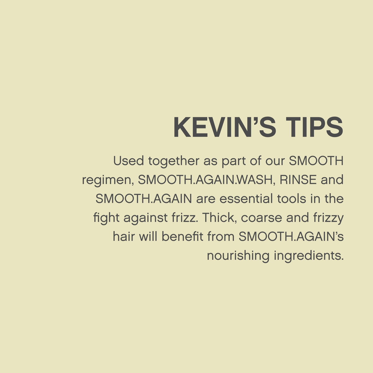 Antique White Kevin Murphy Smooth Again Wash and Rinse 8.4oz Holiday Kit