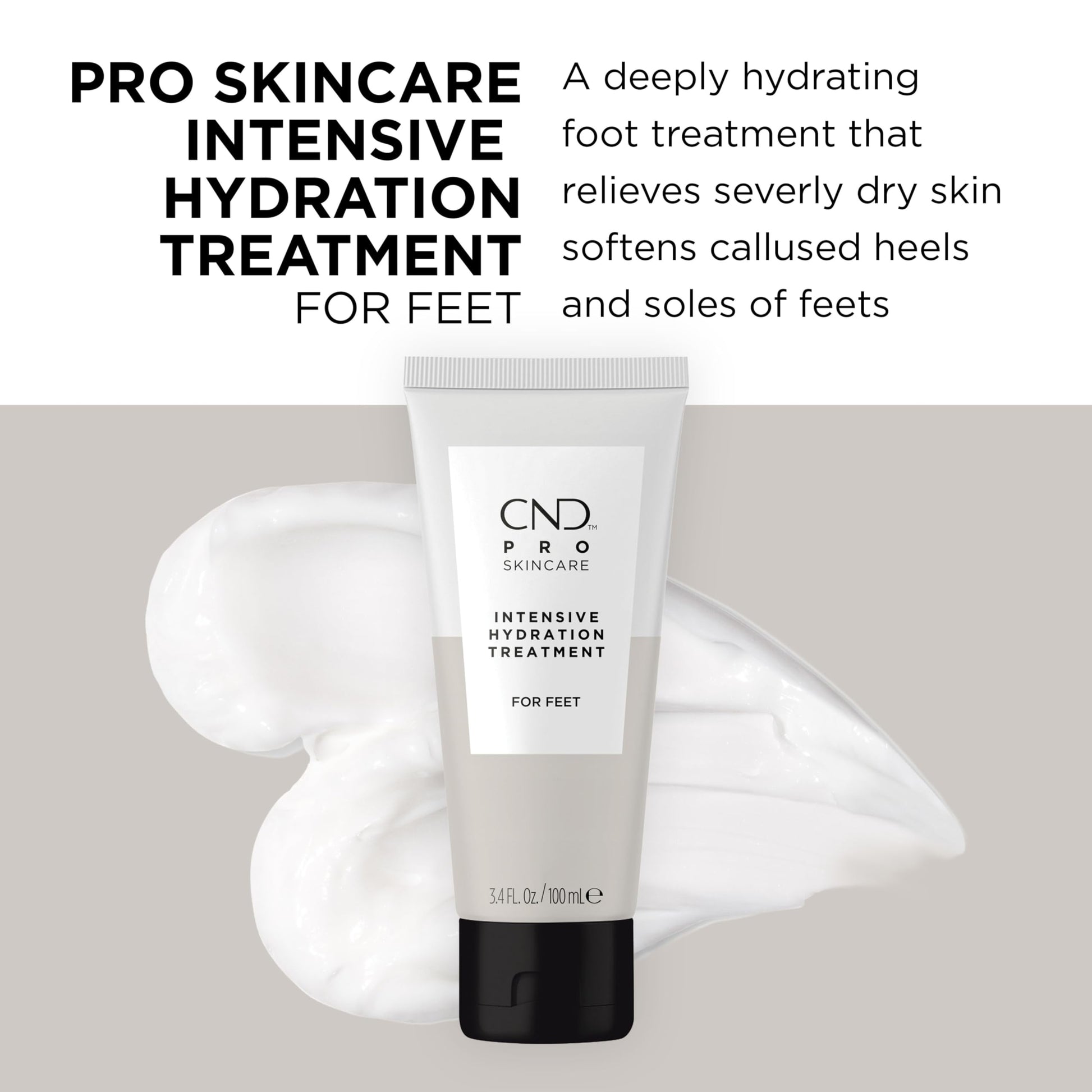 Gray CND PRO SkinCare Feet Intensive Hydration Treatment for Feet