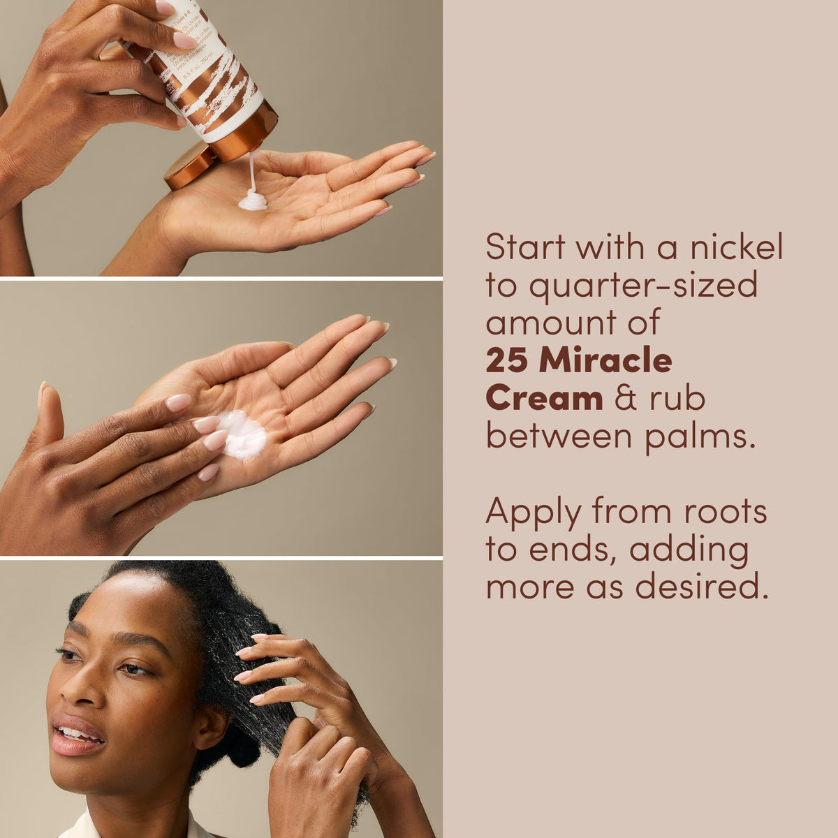Gray Mizani 25 Miracle Leave-In Cream – Hydrating Curl Cream For Curly Hair