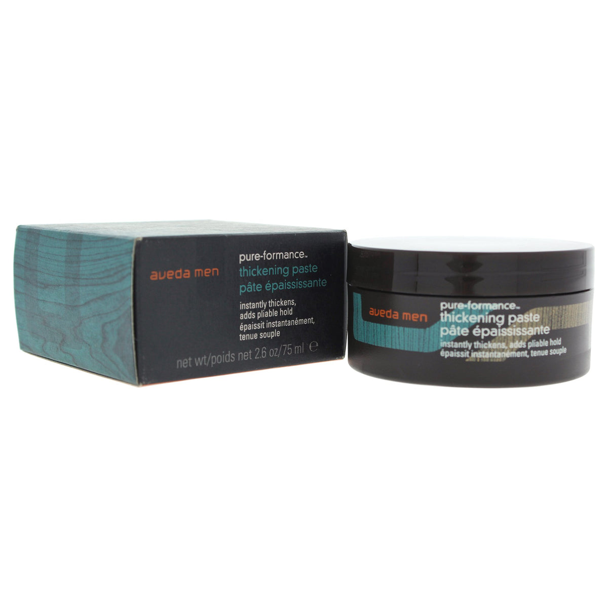 Dark Slate Gray AVEDA Men Pure-Formance Thickening Paste | Thickens Hair | Versatile Hold | Natural Finish Hair Styling Paste | With Amla |91% Naturally Derived*, 2.5 Fl Oz