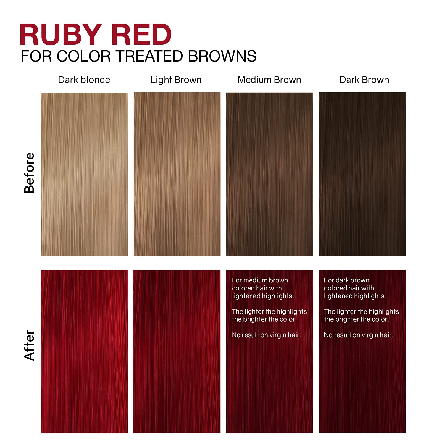 White Smoke Celeb Luxury Gem Lites Colorwash, Professional Semi-Permanent Hair Color Depositing Shampoo, Ruby