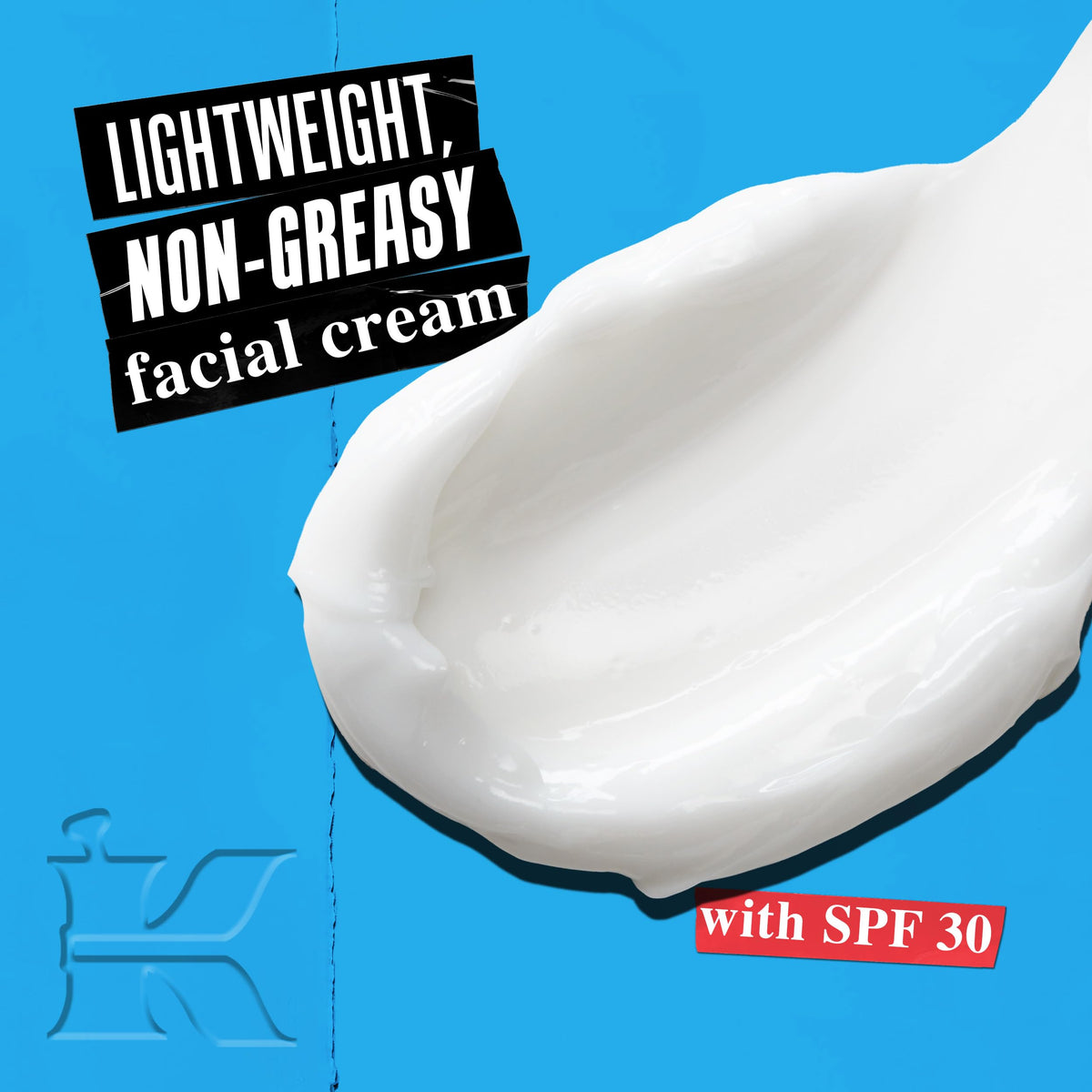 Dodger Blue Kiehl's - Ultra Facial Cream Daily Moisturizer with SPF 30 Face Cream for 24-Hour Hydration & UV Sunscreen Protection - With Squalane - Suitable for All Skin Types