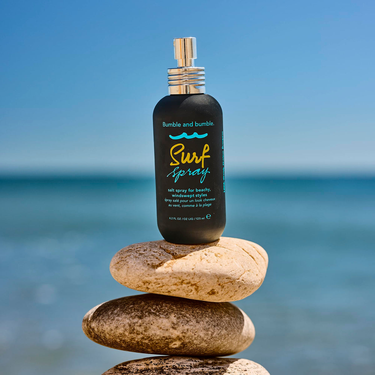 Steel Blue Bumble and bumble. Surf Sea Salt Spray | Volumizing | Air Dry Hair | Adds Tousled Beachy Texture + Matte Finish | For Fine to Medium Wavy, Straight Hair Types