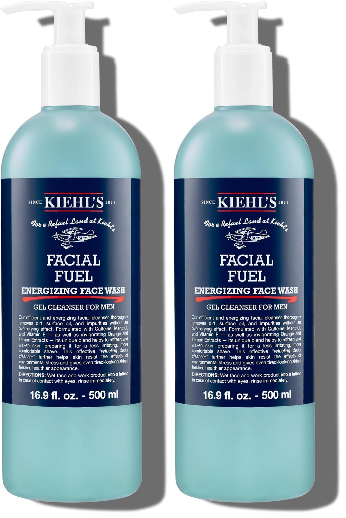 White Smoke Kiehl's - Facial Fuel Men's Energizing Face Wash