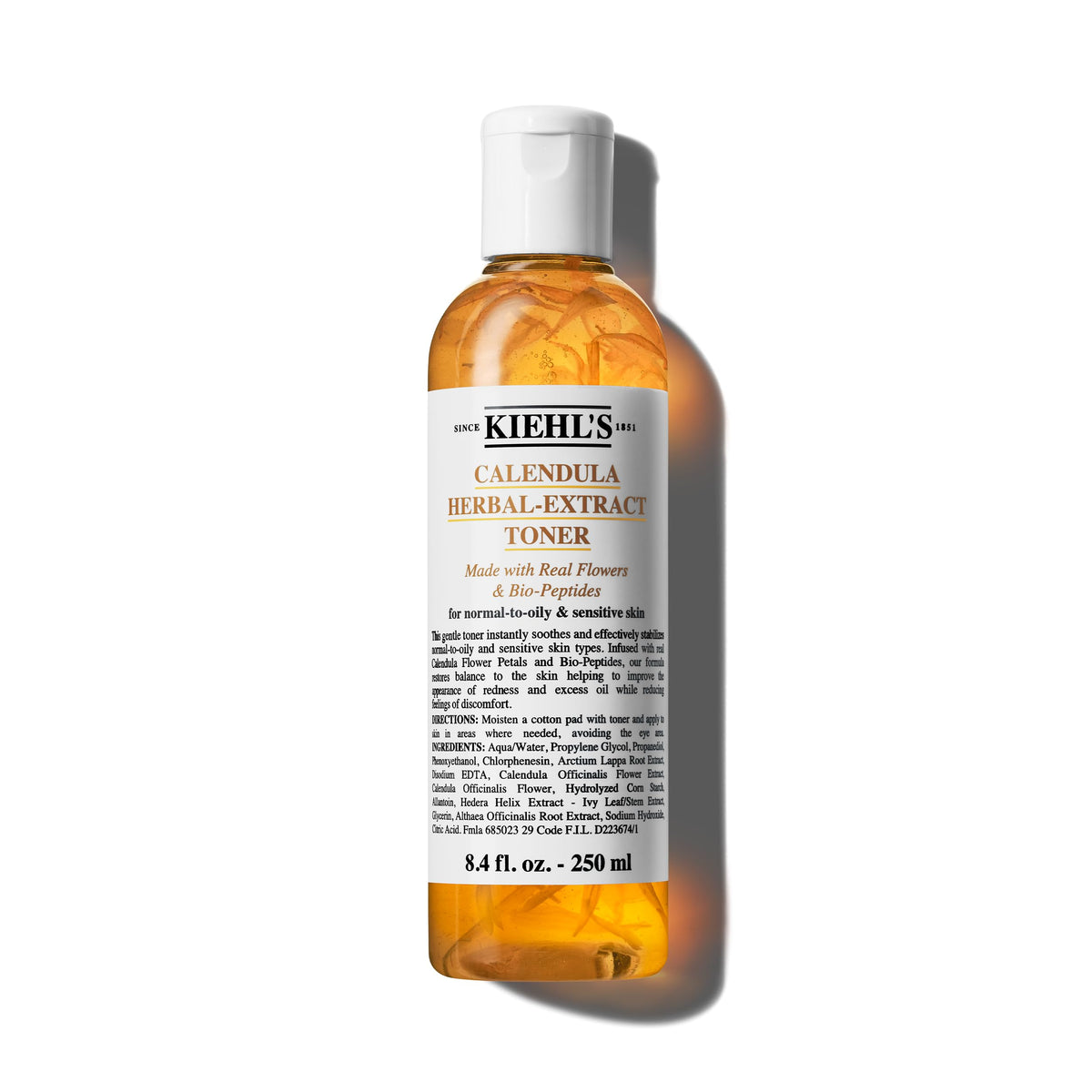 White Smoke Kiehl's - Calendula Herbal Extract Toner - 4.2 fl oz