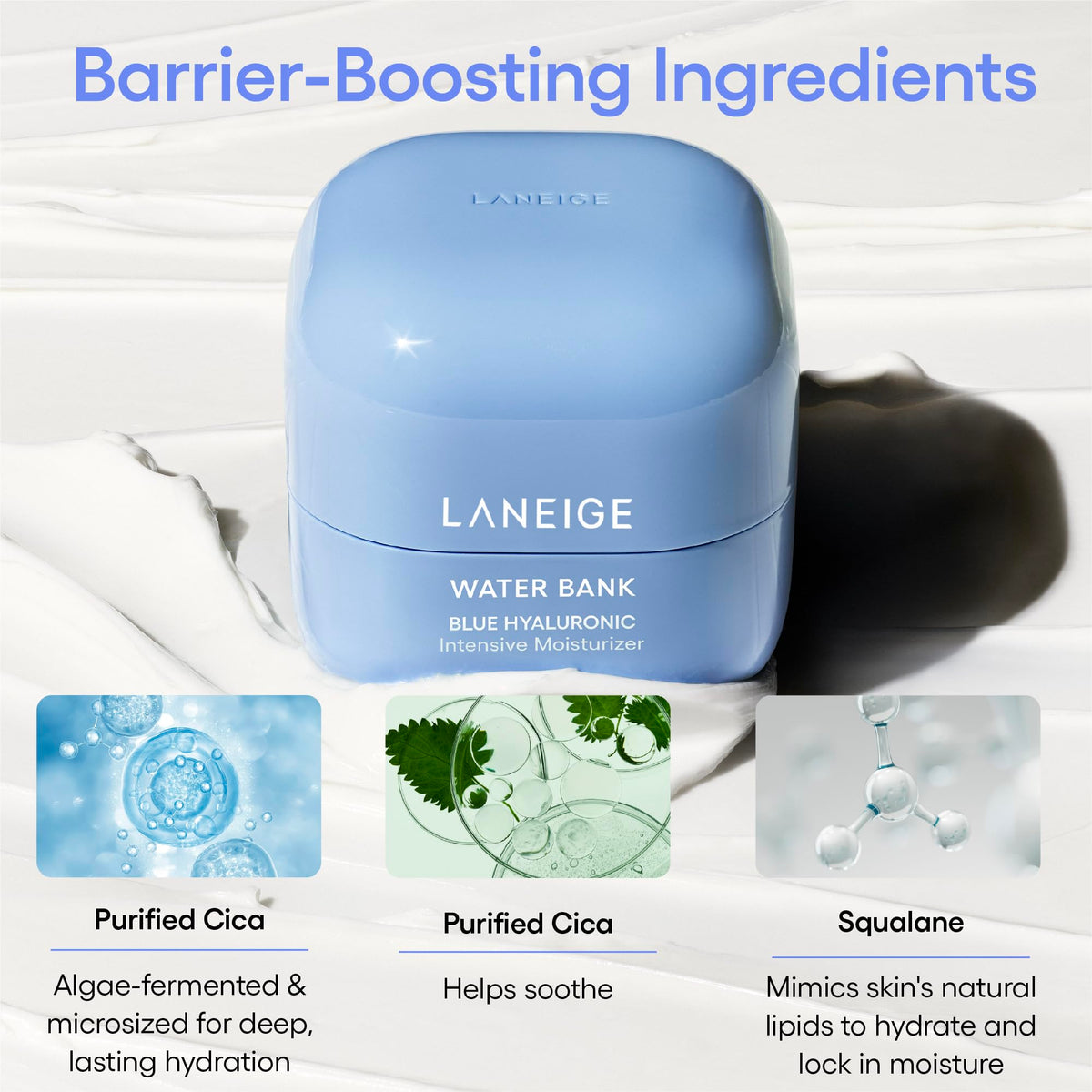 Lavender LANEIGE Water Bank Blue Hyaluronic Intensive Moisturizer