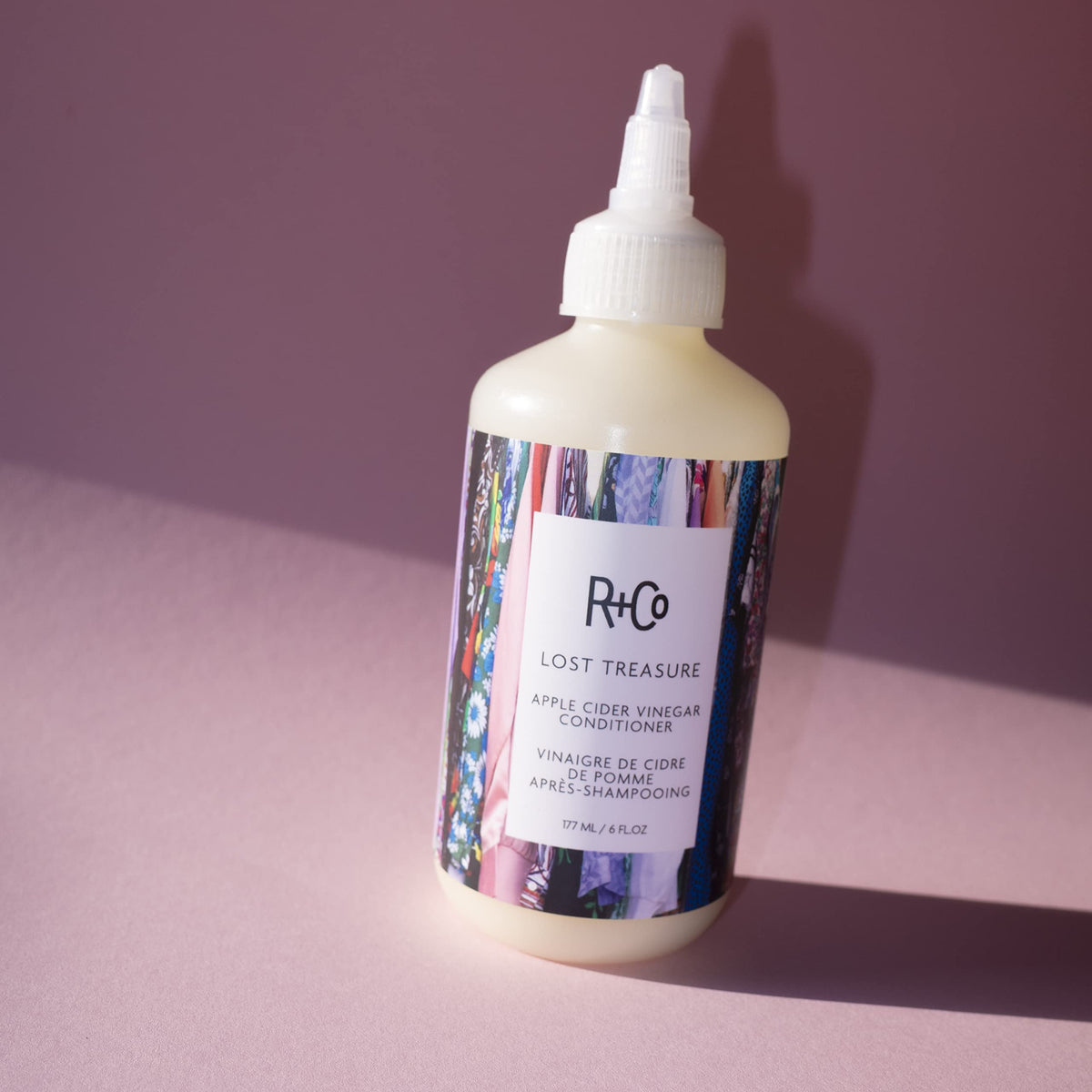 Dim Gray R+Co LOST TREASURE Apple Cider Vinegar Conditioner 2 Pack