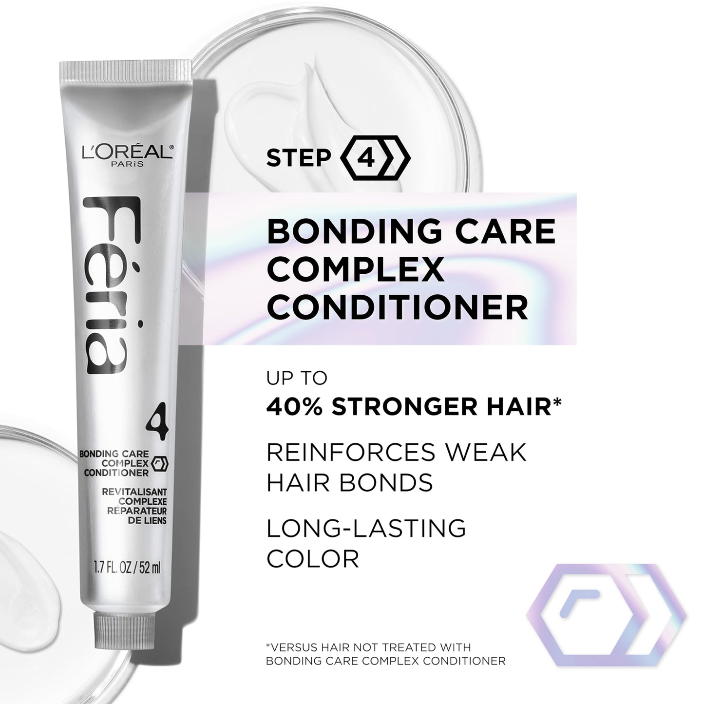 White Smoke L’Oreal Paris Feria Platinum Bounce Bond Care Lightening System, Lifts Up To 8 Levels, Includes Anti Brass Purple Conditioner, Platinum Bounce, 1 Hair Dye Kit