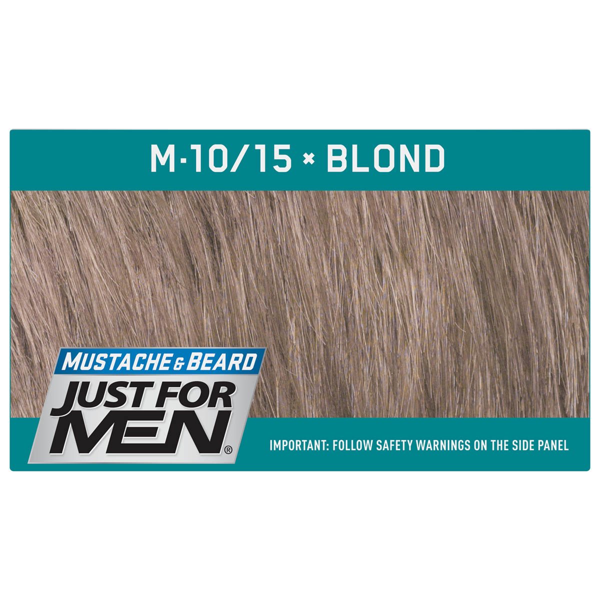 Dim Gray Just For Men Mustache And Beard Brush-In Color Gel, Blond