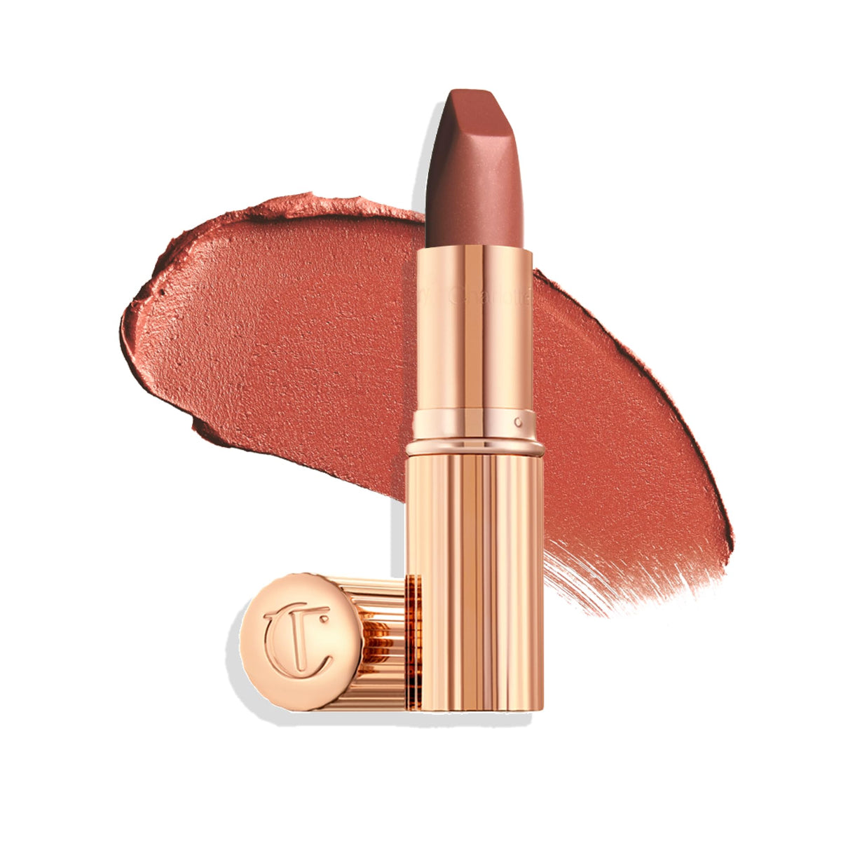 White Smoke Charlotte Tilbury Matte Revolution Lipstick - Long Lasting, Hydrating