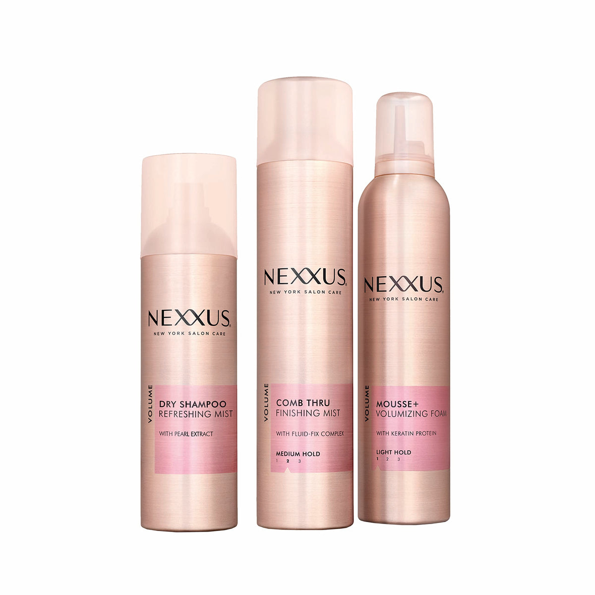 White Smoke Nexxus Mousse Plus Volumizing Foam, for Volume, 10.6 oz