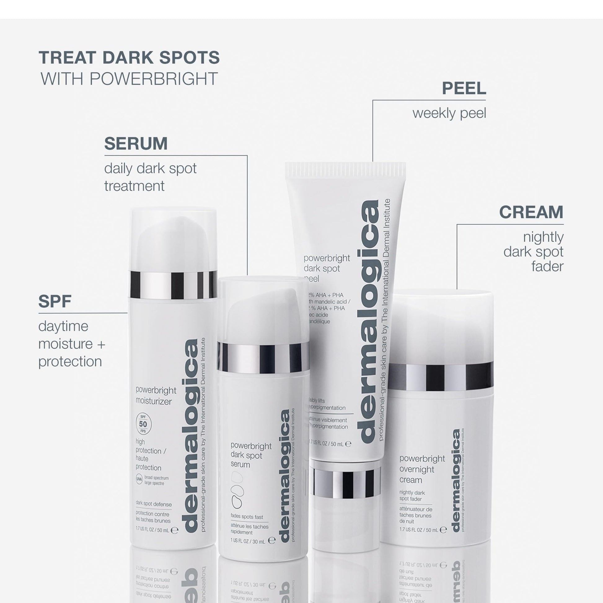 White Smoke Dermalogica PowerBright Overnight Cream, Face Moisturizer for Night Time, Restore Skin and Fade Dark Spot, 1.7 fl oz