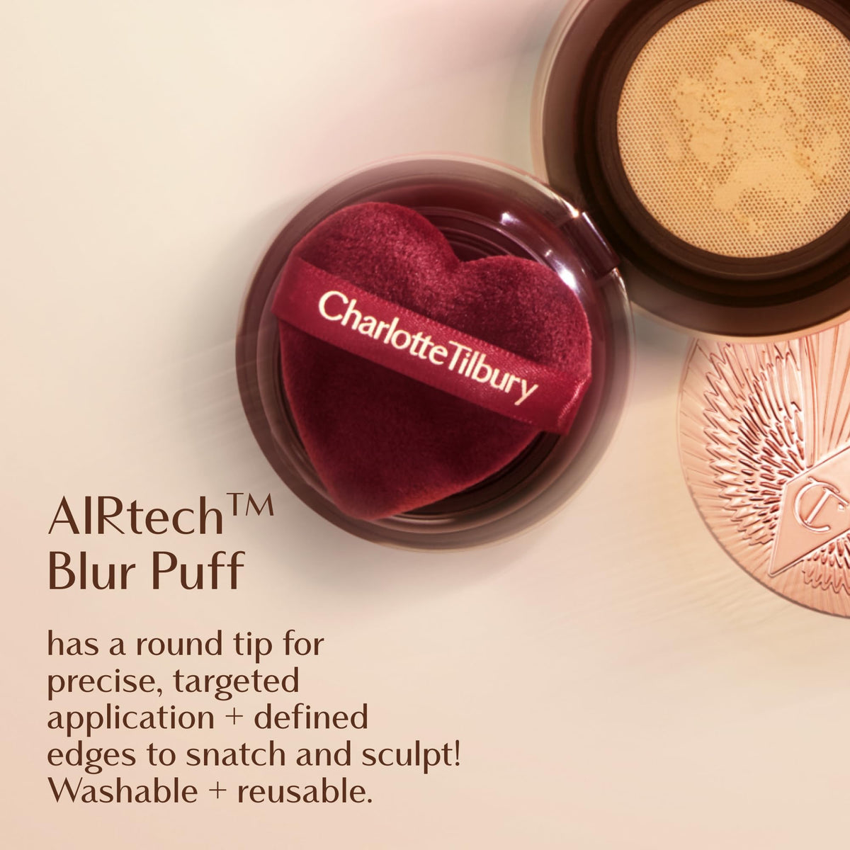 Light Gray Charlotte Tilbury Airbrush Flawless Blur Loose Powder - Longwear, Smoothing