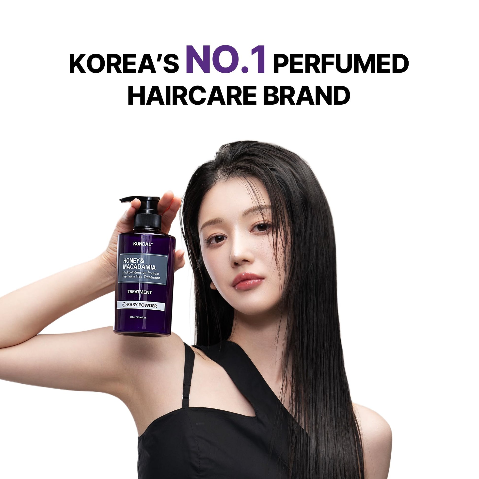 White Smoke KUNDAL Korean Shampoo and Conditioner Set [White Musk] Salon-quality, Long Lasting Scent, Moisturizing, Sulfate-Free, Argan & Macadamia Oil, Korean Hair care,16.9 fl oz each