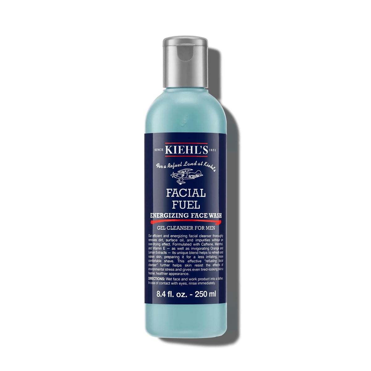 White Smoke Kiehl's - Facial Fuel Men's Energizing Face Wash