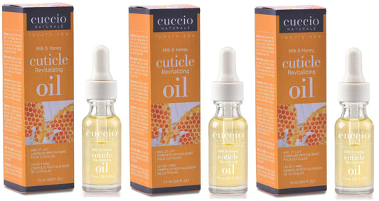 White Smoke Cuccio Milk & Honey Cuticle Revitalizer Complex Oil 0.5 oz (3 Pieces)