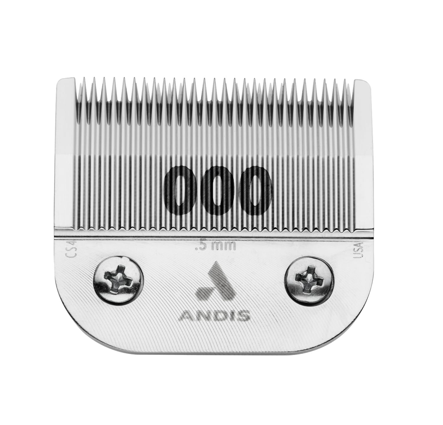 Lavender Andis – 64480, Ceramic Edge Carbon-Infused Detachable 0.5mm Clipper Blade - Close Cutting, Body Grooming Blades - Compatible With Most Andis, Oster A5, Series Clipper - Size 1/50" Cut Length, Chrome