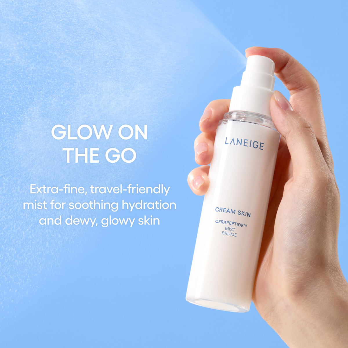 Light Blue LANEIGE Cream Skin Face Hydrating Milky Toner | Korean Toner & Moisturizer