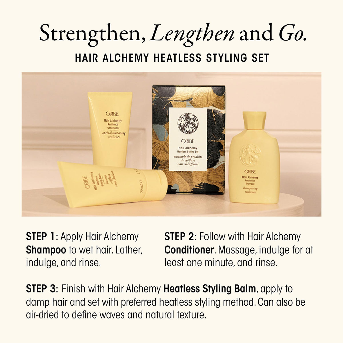 Seashell Hair Alchemy Heatless Styling Set