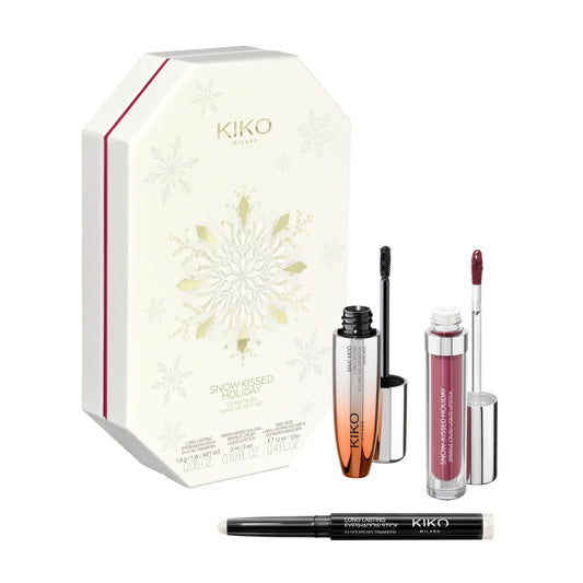 White Smoke KIKO Milano Snow-Kissed Holiday My Perfect Combo Lips Gift Set