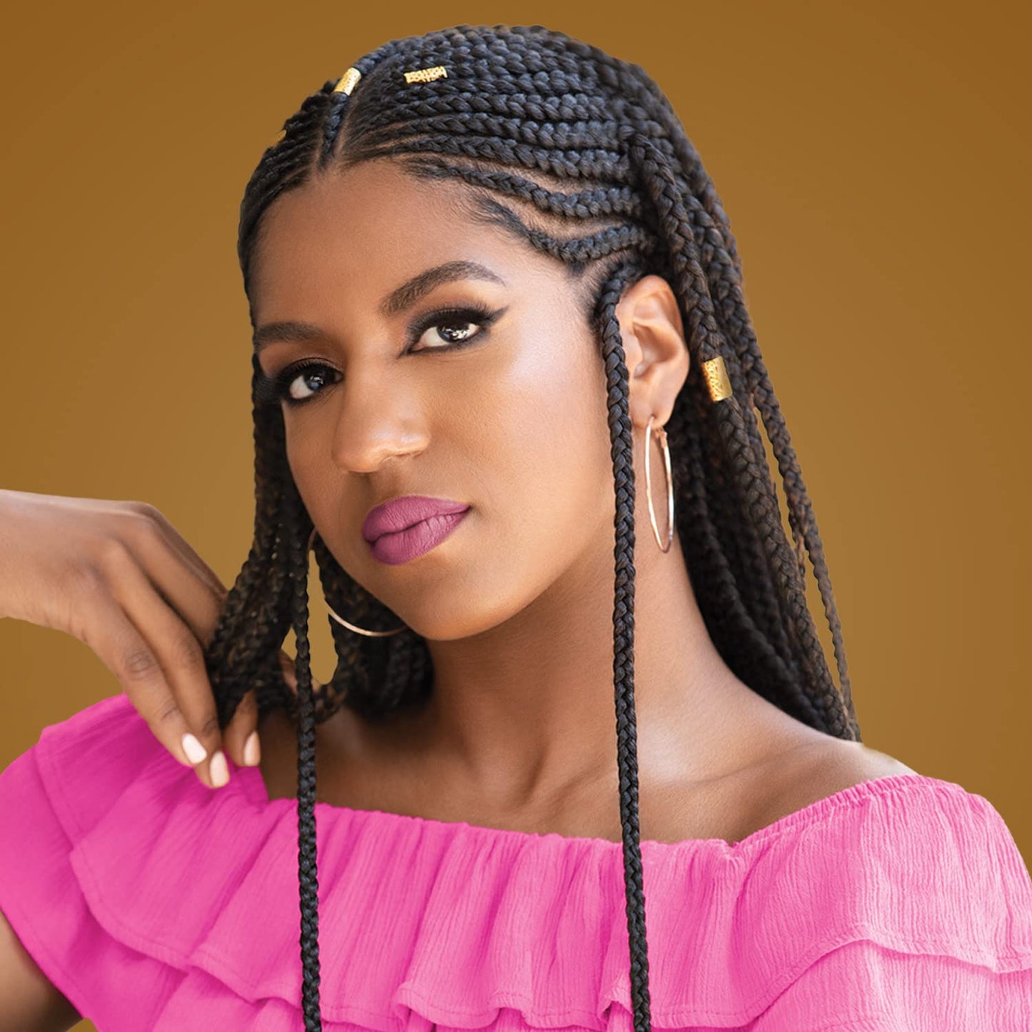 Sienna African Pride Black Castor Miracle Extra Hold Braid, Loc, Twist Gel - Extreme Hold Braiding Hair Gel, Edge Control & Tames Frizz, No Flake | Natural Ingredients, Coconut Oil | 8oz