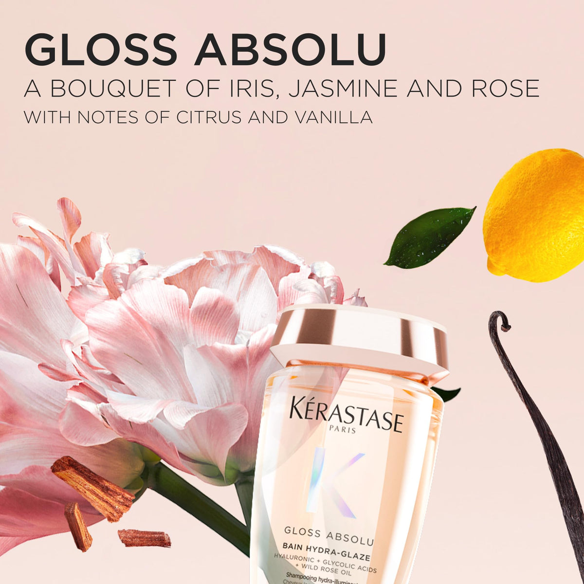 Misty Rose Kerastase Gloss Absolu Shampoo Refill – Glossy Hair, 16.9 Fl Oz