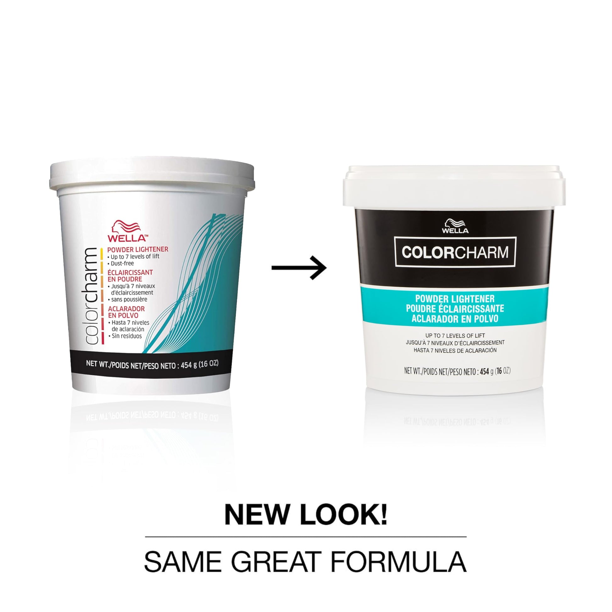 White Smoke COLORCHARM Powder Hair Lightener | Up to 7 Levels of Lift | Dust Free | 16 Oz | Packaging May Vary
