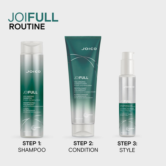 Lavender Joico JoiFULL Volumizing Styler | For Fine, Thin Hair | Add Instant Body | Long-Lasting Volume & Texture | Protect Against Pollution | With Rice Protein & Bamboo Extract | 3.38 Fl Oz