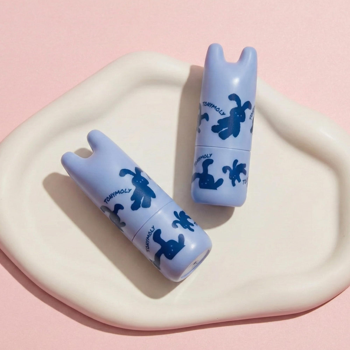 Light Gray TONYMOLY Pocket Bunny Perfume Bar - Bergamot & Strawberry Stick - Lovely