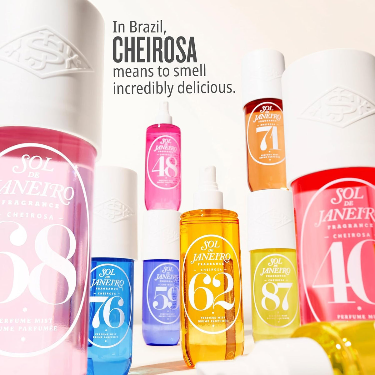 White Smoke Sol de Janeiro Hair & Body Perfume Mist Bundle | 5 90ml Cheirosa Fragrances
