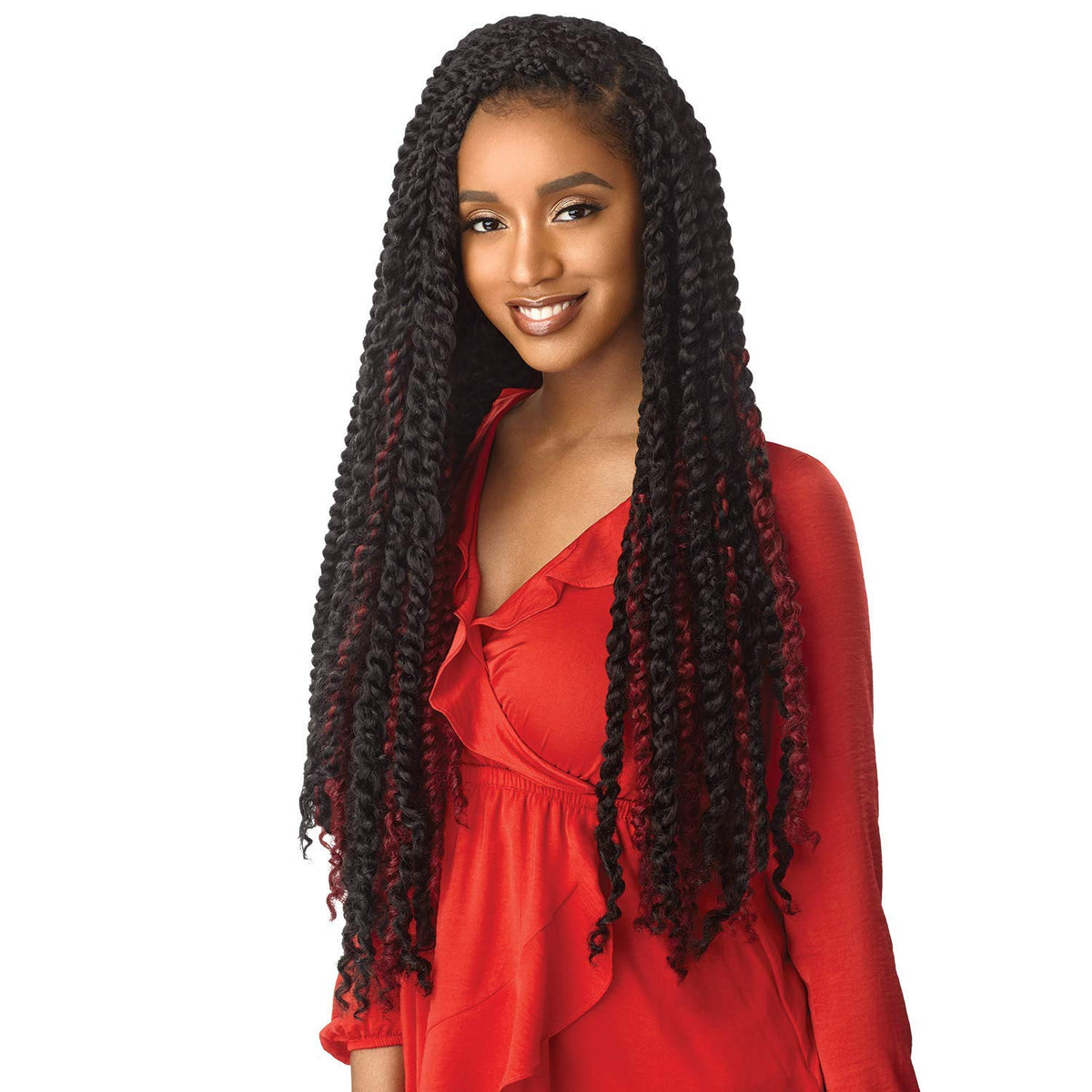 White Smoke MULTI PACK DEALS! Outre Crochet Braids X-Pression Twisted Up Passion Bohemian Curl 24" (5-PACK, 1)