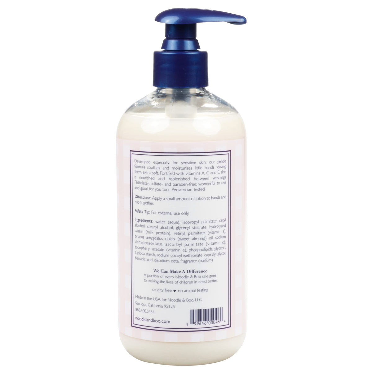 Light Gray Noodle & Boo Wholesome Hand Lotion, 12 Fl Oz