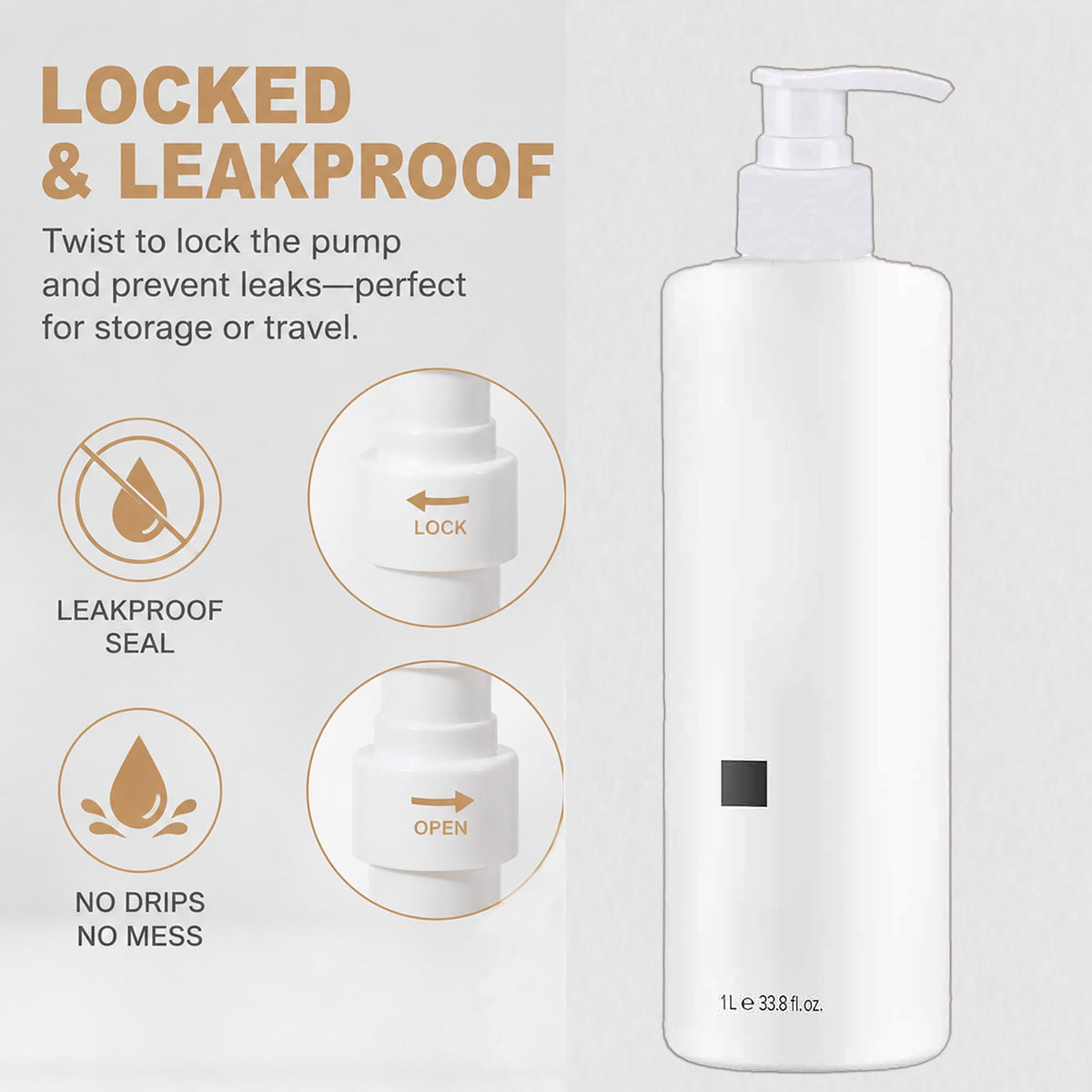 Lavender Pump Compatible with Paul Mitchell 1 L/33.8 Fl Oz Bottles, Dispensing Liter Pump for Paul Mitchell Shampoo and Conditioner, 3 Pack Dispenser Pumps