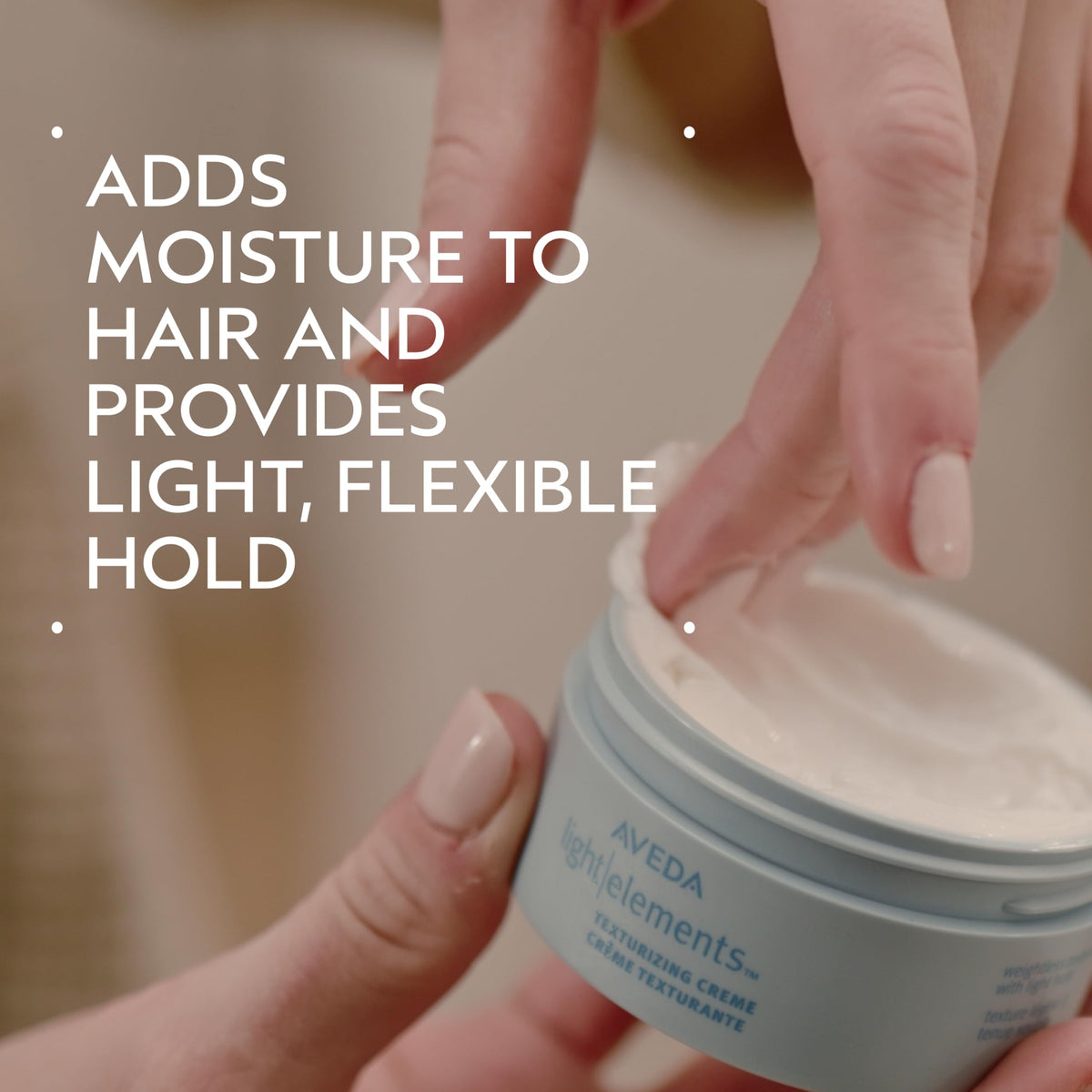 Rosy Brown AVEDA Light Elements Texturizing Creme | Hair Styling Wax | Light Hold | for All Hair Types, 2.5 Fl Oz