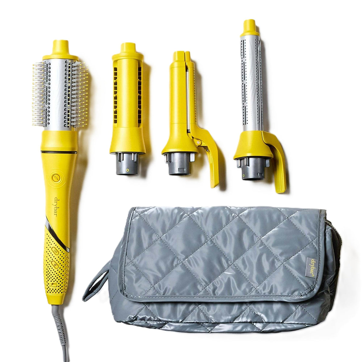 White Smoke Drybar All-Inclusive Multi-Styler, Wet-to-Dry Hair Tool, 4 Attachments